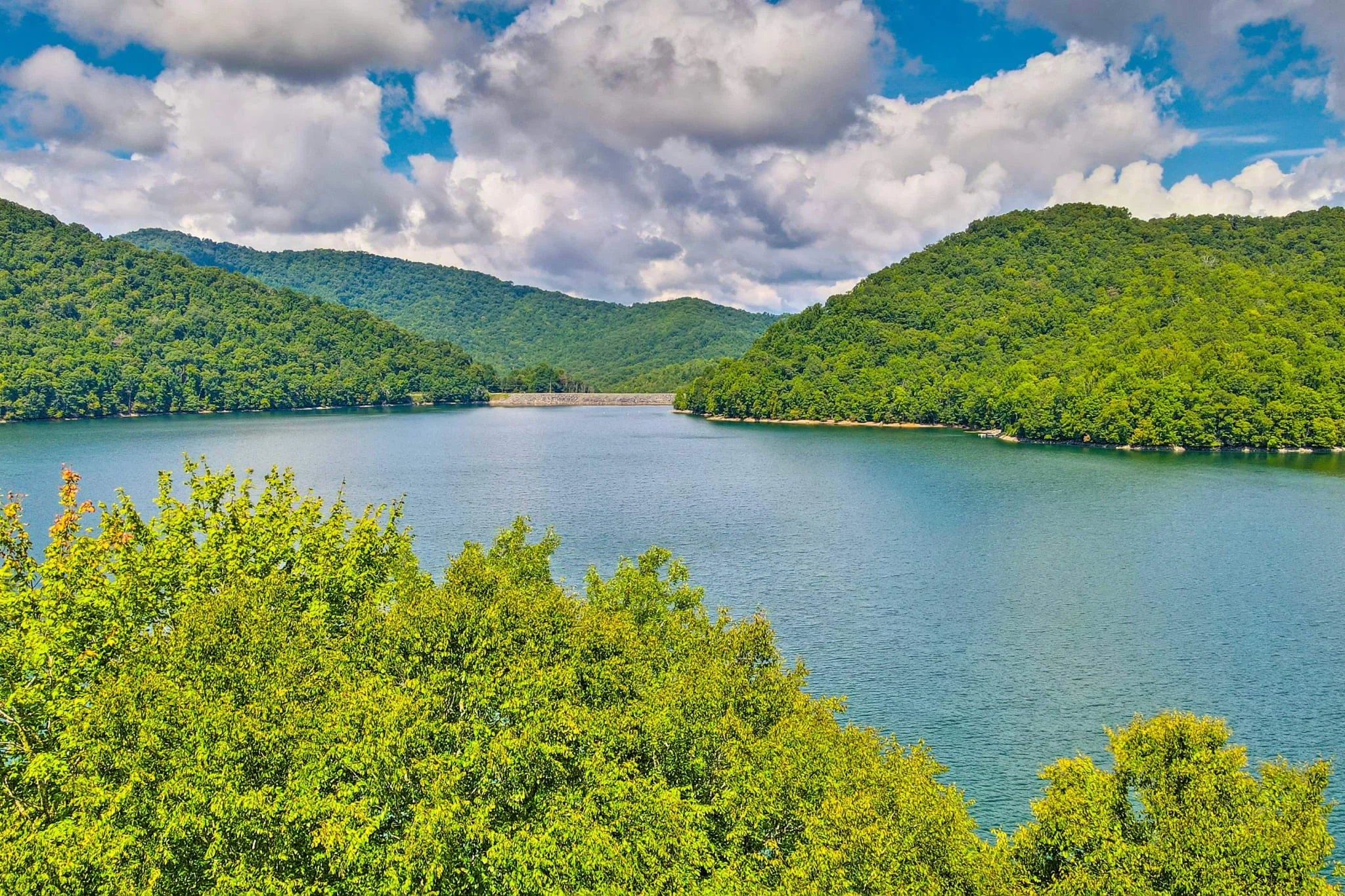 Lake Nantahala in the Spring